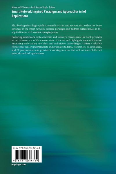 Produktbild: Smart Network Inspired Paradigm and Approaches in IoT Applications