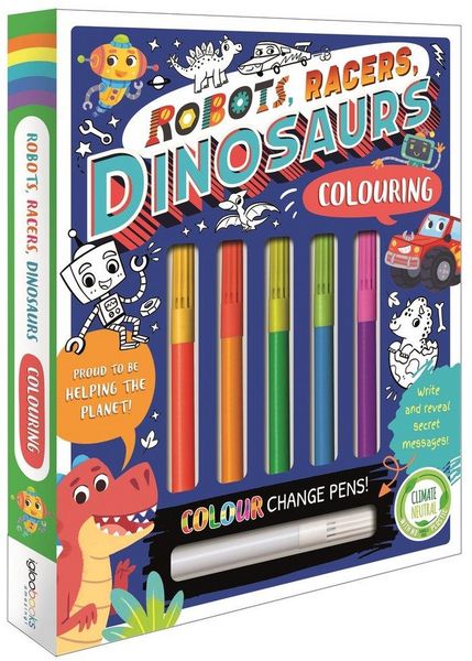 Produktbild: Robots, Racers, Dinosaurs Colouring