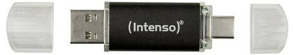 Produktbild: Intenso Twist Line USB-Stick Retail 512 GB Anthrazit 3539493 USB-C&reg; (USB 3.2 Gen 1), USB-A (USB 3.2 Gen 1)