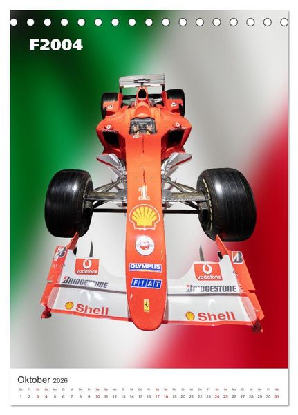Produktbild: Il Mondo Ferrari (Tischkalender 2026 DIN A5 hoch), CALVENDO Monatskalender