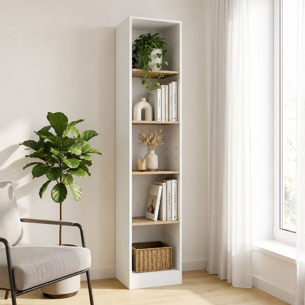 Produktbild: B&uuml;cherregal Dilos 183 x 38 cm f&uuml;r Aktenordner