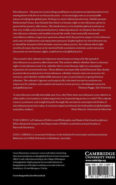 Produktbild: Microfinance, Rights and Global Justice