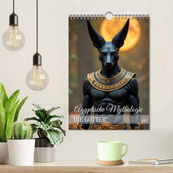 Produktbild: &Auml;gyptische Mythologie - G&ouml;tter, Helden und Monster (Wandkalender 2026 DIN A4 hoch), CALVENDO Monatskalender