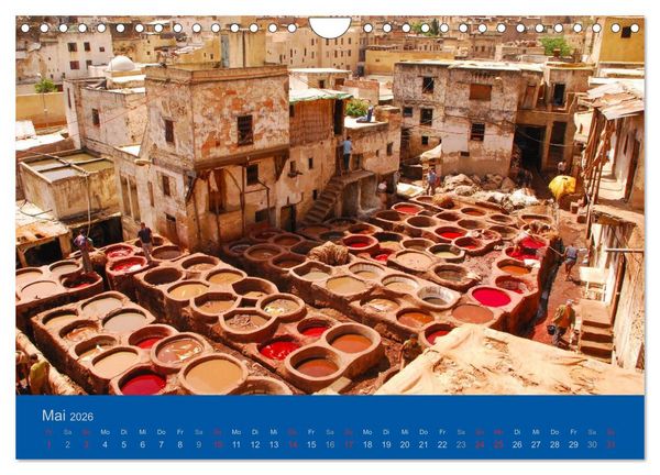 Produktbild: Farben Marokkos (Wandkalender 2026 DIN A4 quer), CALVENDO Monatskalender