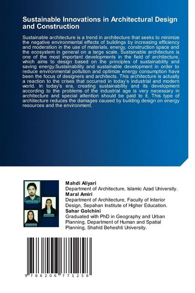 Produktbild: Sustainable Innovations in Architectural Design and Construction