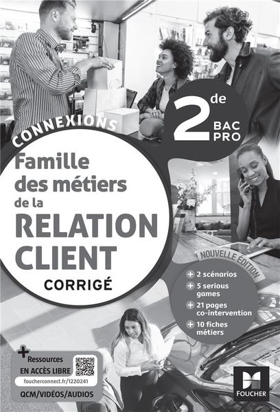 Produktbild: Connexions la relation client 2de