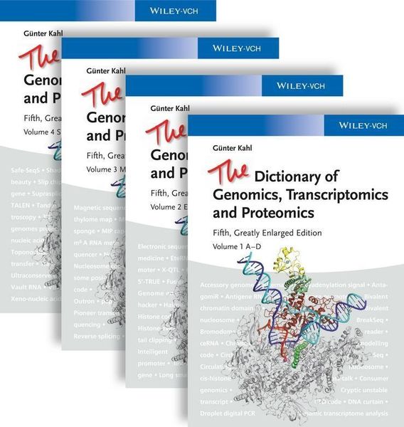 Produktbild: The Dictionary of Genomics, Transcriptomics and Proteomics