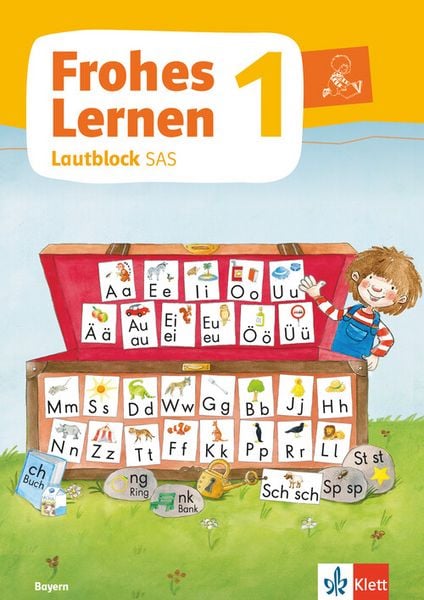 Produktbild: Frohes Lernen 1. Lautblock in Schulausgangsschrift Klasse 1. Ausgabe Bayern