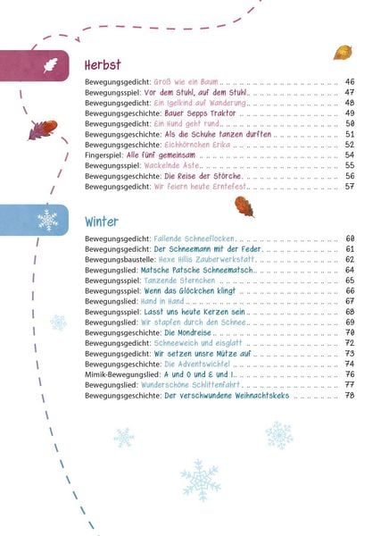 Produktbild: Das Kita-Jahreszeitenbuch: Bewegungspiele & Mitmachideen