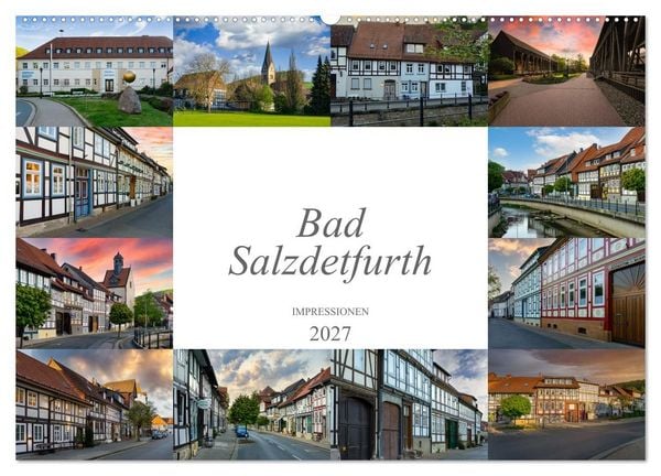 Produktbild: Bad Salzdetfurth Impressionen (Wandkalender 2027 DIN A2 quer), CALVENDO Monatskalender