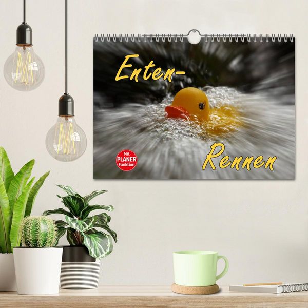 Produktbild: Enten-Rennen (Wandkalender 2026 DIN A4 quer), CALVENDO Monatskalender