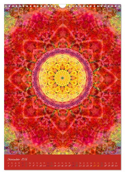 Produktbild: MANDALAS der Natur (Wandkalender 2026 DIN A3 hoch), CALVENDO Monatskalender
