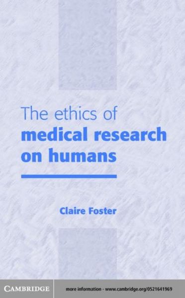 Produktbild: Ethics of Medical Research on Humans