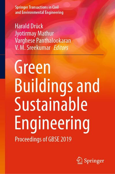 Produktbild: Green Buildings and Sustainable Engineering