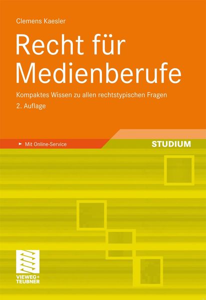 Produktbild: Recht f&uuml;r Medienberufe