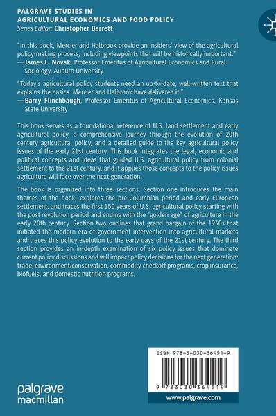 Produktbild: Agricultural Policy of the United States