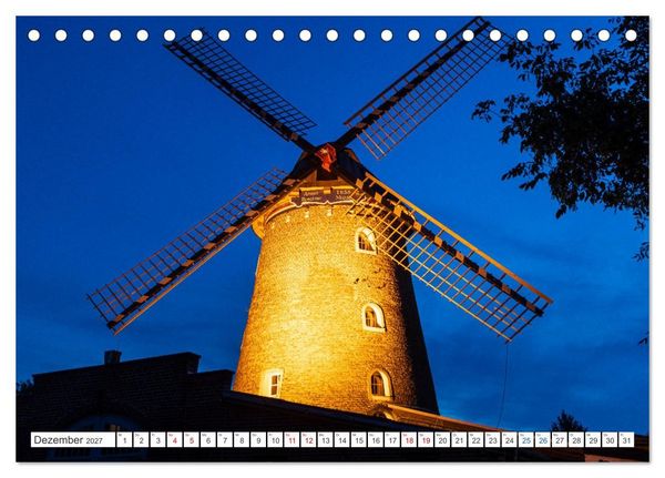 Produktbild: Besondere Windm&uuml;hlen am Niederrhein (Tischkalender 2027 DIN A5 quer), CALVENDO Monatskalender