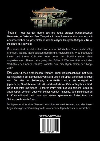 Produktbild: Todai-ji - oder: Des Alexios von Dor lange Reise nach China und Japan