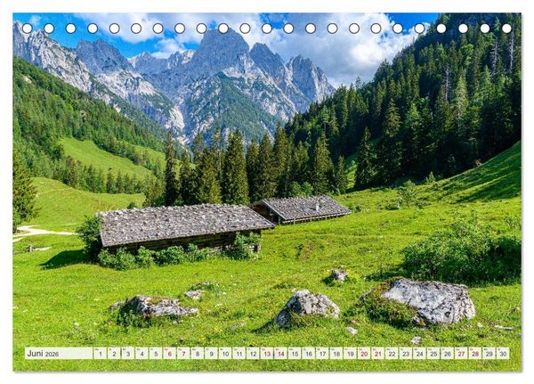 Produktbild: Bayerisches Alpenparadies (Tischkalender 2026 DIN A5 quer), CALVENDO Monatskalender