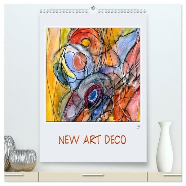 Produktbild: New Art Deco (hochwertiger Premium Wandkalender 2026 DIN A2 hoch), Kunstdruck in Hochglanz