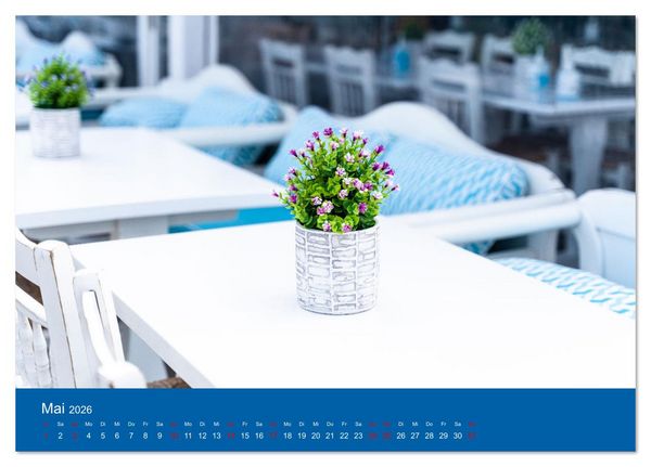 Produktbild: Griechenland - Mykonos Kalender (Tischkalender 2026 DIN A5 quer), CALVENDO Monatskalender