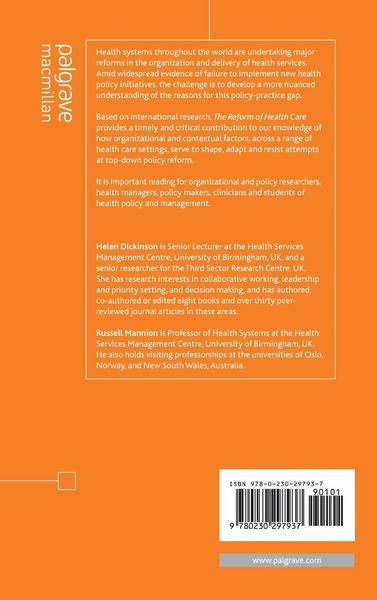 Produktbild: The Reform of Health Care