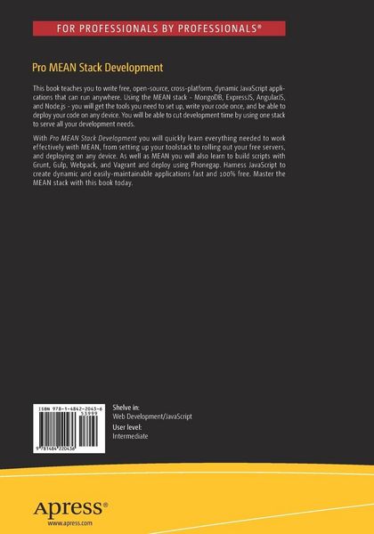 Produktbild: Pro MEAN Stack Development