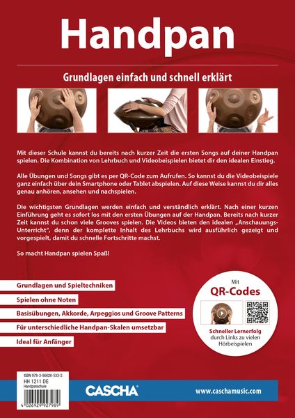Produktbild: Handpan schnell und einfach lernen