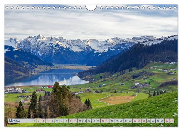 Produktbild: SWISS APLINE EMOTIONS (Wall Calendar 2026 DIN A4 landscape), CALVENDO 12 Month Wall Calendar