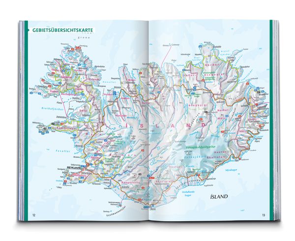 Produktbild: KOMPASS Wanderführer Island, 70 Touren mit Extra-Tourenkarte