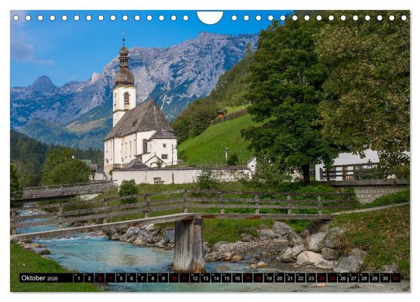 Produktbild: Alpengl&uuml;ck - Nationalpark Berchtesgaden (Wandkalender 2026 DIN A4 quer), CALVENDO Monatskalender