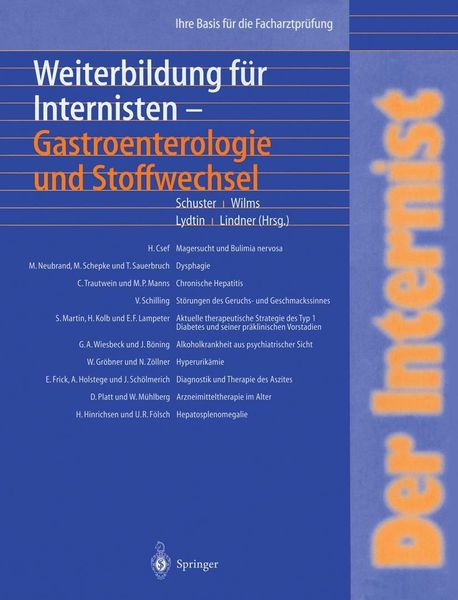 Produktbild: Der Internist: Weiterbildung f&uuml;r Internisten Gastroenterologie und Stoffwechsel