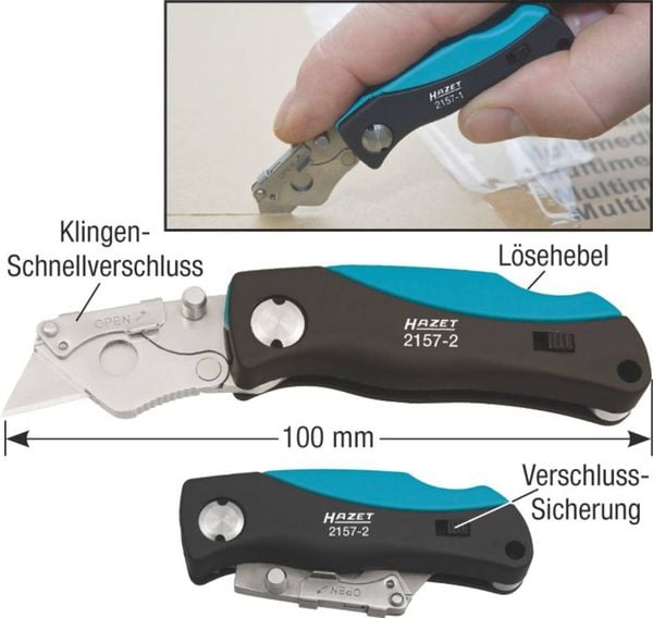 Hazet 2157-2 Mini-Klappmesser 1St.