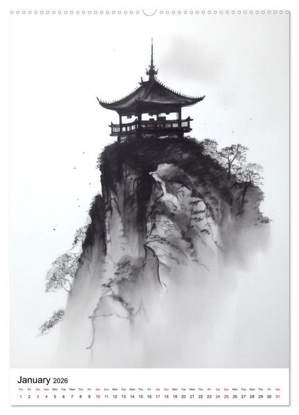 Produktbild: Zen Serenity (Wall Calendar 2026 DIN A2 portrait), CALVENDO 12 Month Wall Calendar