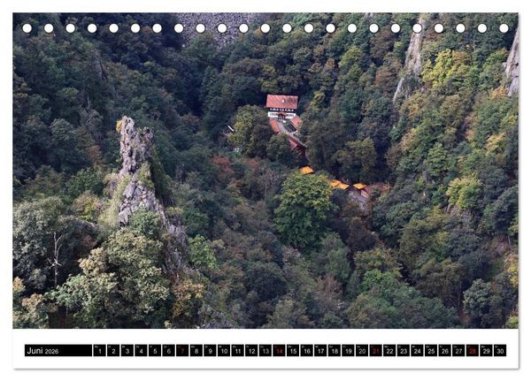 Produktbild: Nationalpark Harz Unber&uuml;hrte Natur und beschauliche St&auml;dte (Tischkalender 2026 DIN A5 quer), CALVENDO Monatskalender
