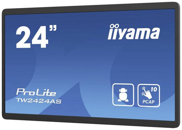 Produktbild: Iiyama ProLite TW2424AS-B1 Digital Signage Display 61cm 24 Zoll 1920 x 1080 Pixel 24/7