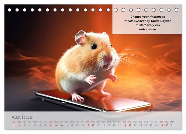 Produktbild: Positive new start after divorce (Desk Calendar 2026 DIN A5 landscape), CALVENDO 12 Month DeskCalendar