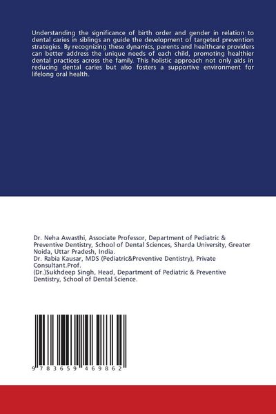 Produktbild: Significance Of Birth Order and Gender On Dental Caries in Siblings