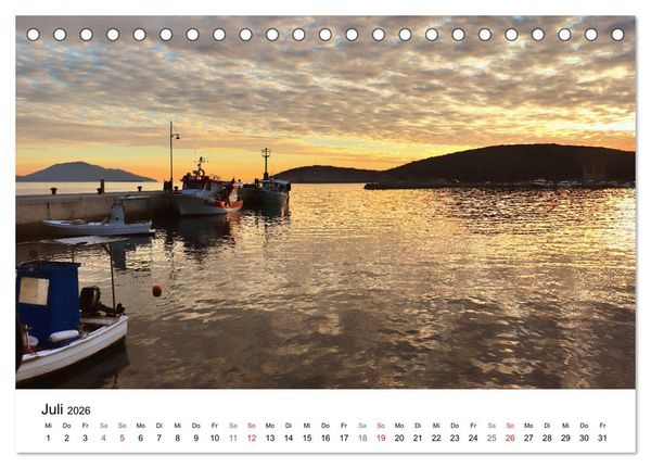 Produktbild: Kroatiens Inselzauber, Cres (Tischkalender 2026 DIN A5 quer), CALVENDO Monatskalender