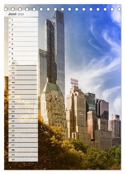 Produktbild: New York - Manhattan (Tischkalender 2026 DIN A5 hoch), CALVENDO Monatskalender