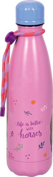 Produktbild: Isolierflasche life is better... (ca. 0,5 l) - Pferdefreunde