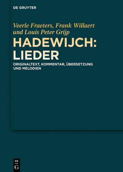 Produktbild: Hadewijch: Lieder