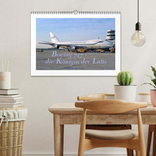 Produktbild: Boeing 747 - die K&ouml;nigin der L&uuml;fte (Wandkalender 2026 DIN A3 quer), CALVENDO Monatskalender