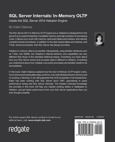 Produktbild: SQL Server Internals: In-Memory OLTP