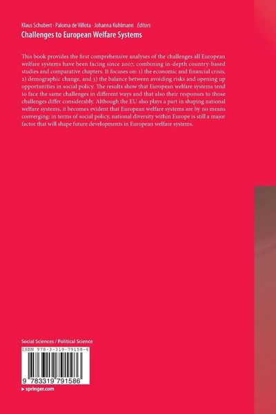 Produktbild: Challenges to European Welfare Systems