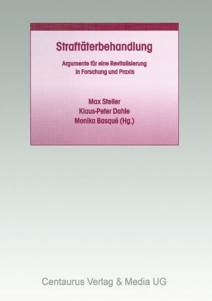 Produktbild: Straft&auml;terbehandlung
