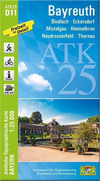 Produktbild: ATK25-D11 Bayreuth (Amtliche Topographische Karte 1:25000)