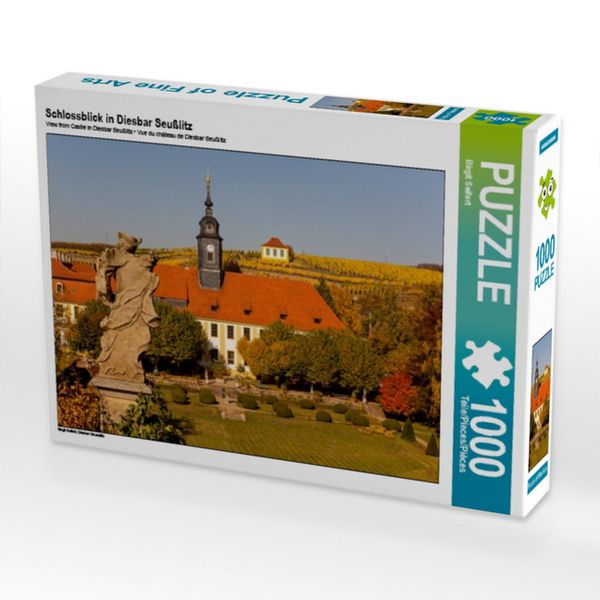 Produktbild: CALVENDO Puzzle Schlossblick in Diesbar Seu&szlig;litz | 1000 Teile Lege-Gr&ouml;&szlig;e 64x48cm Foto-Puzzle f&uuml;r gl&uuml;ckliche Stunden