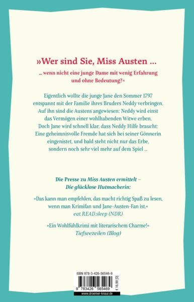 Produktbild: Miss Austen ermittelt. Die mysteri&ouml;se Hochstaplerin