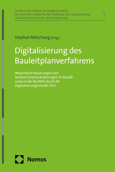 Produktbild: Digitalisierung des Bauleitplanverfahrens